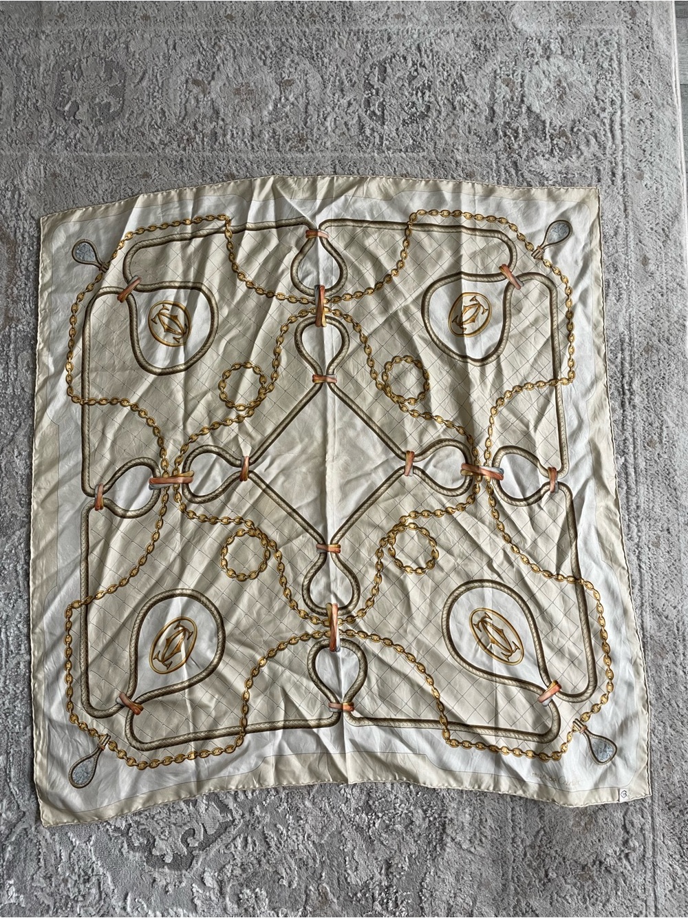 Cartier silk scarf